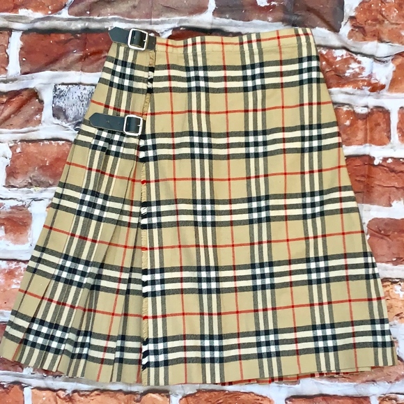 burberry kilt skirt